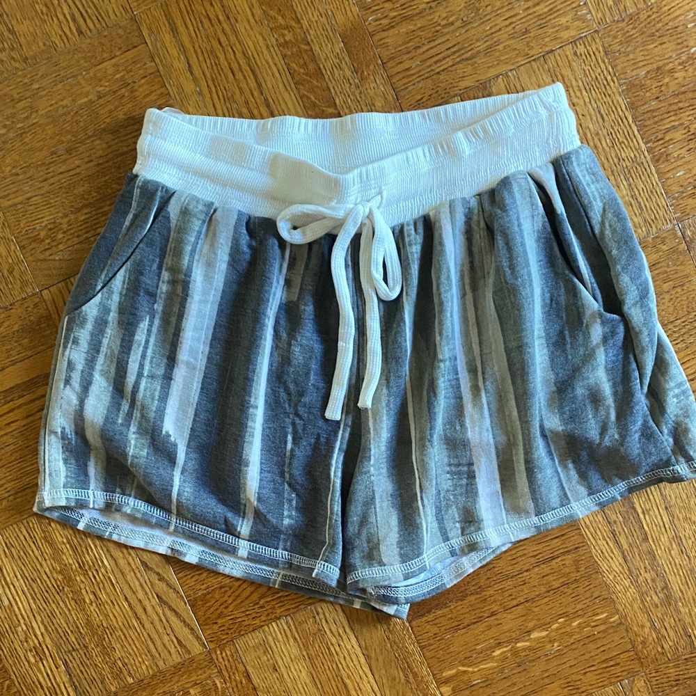 Camo Stripe Shorts with Pockets